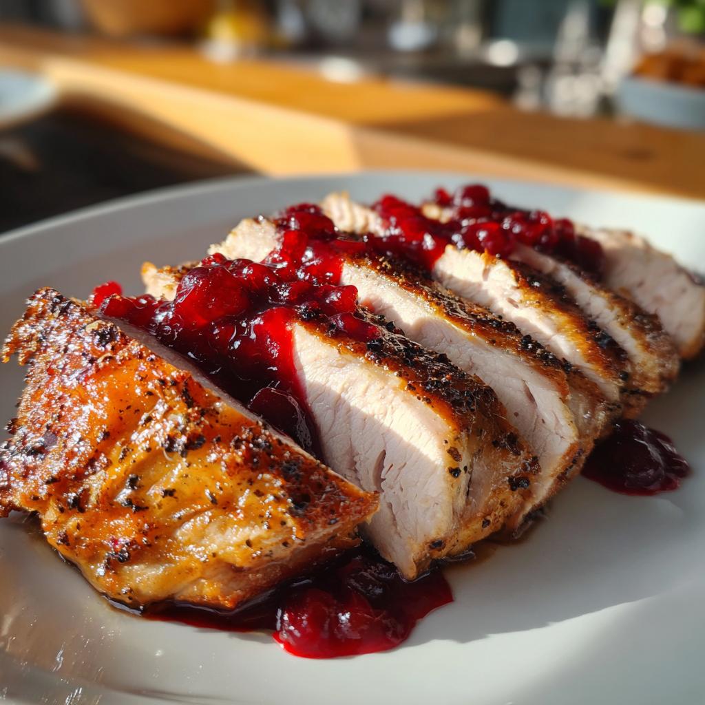 Kalkoen met cranberryjus - detail 1