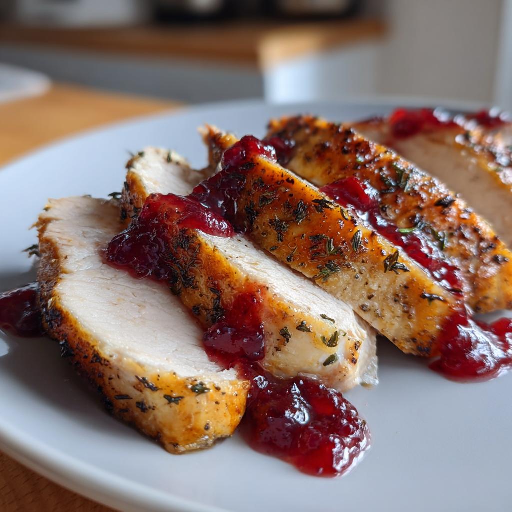 Kalkoen met cranberryjus