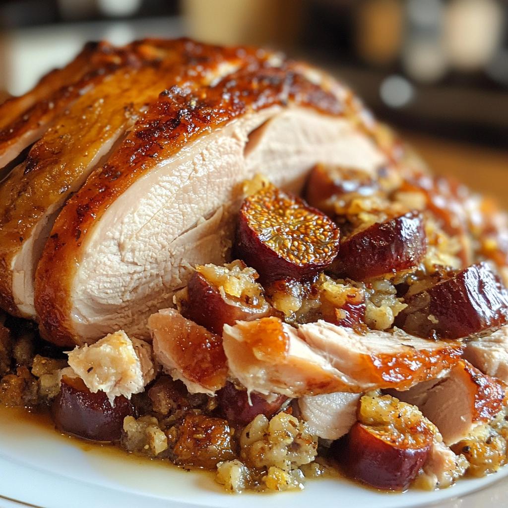 Kalkoen met vijgenvulling