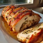 Kalkoenrollade met spek