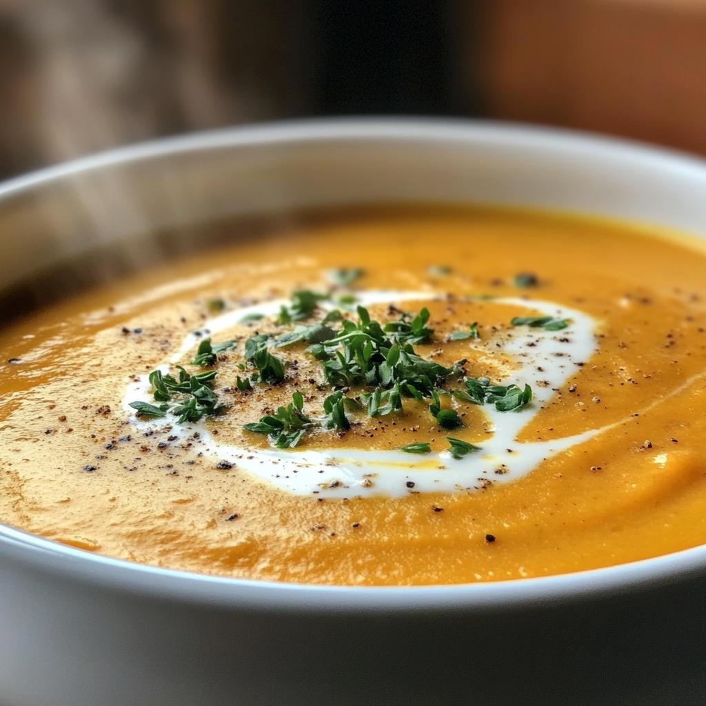 Kerstgroentesoep met room