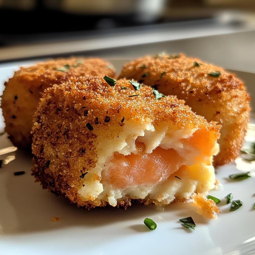 Kerstkroketten met zalm - detail 1