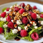 Kerstsalade met framboos