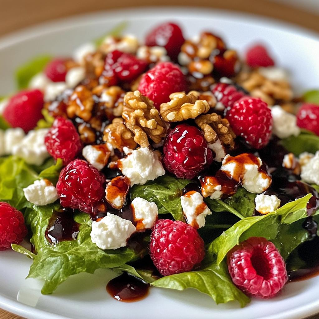 Kerstsalade met framboos