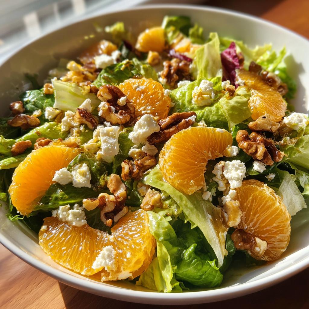 Kerstsalade met mandarijn - detail 1