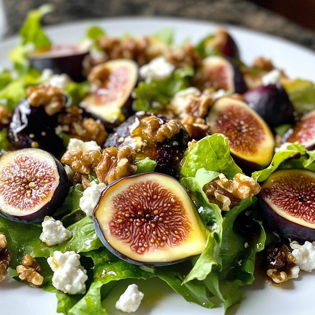 Kerstsalade met vijgen en geitenkaas