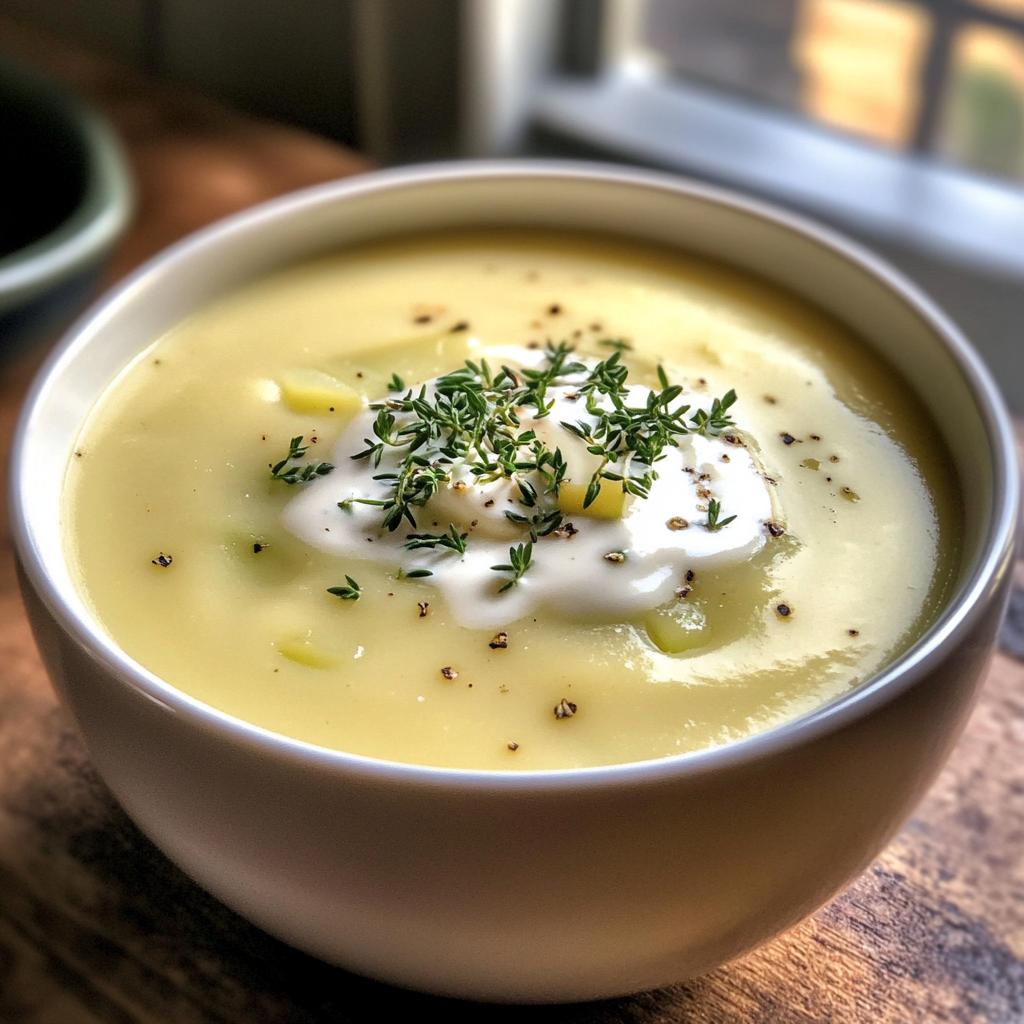 Kerstsoep met prei en aardappel - detail 1