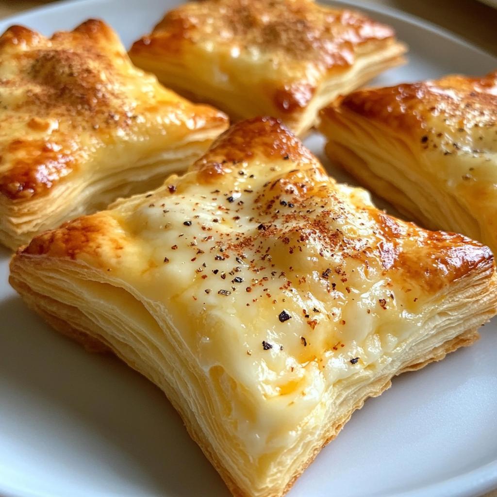 Kerststerren van bladerdeeg met kaas