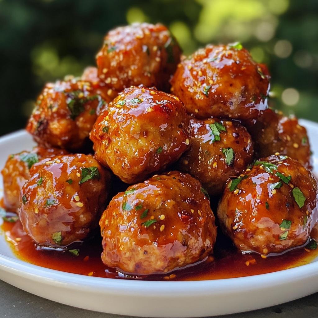 Kipballetjes met chilisaus