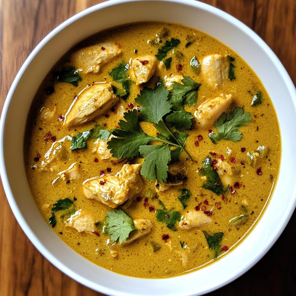 Koude kerriesoep met kip - detail 1