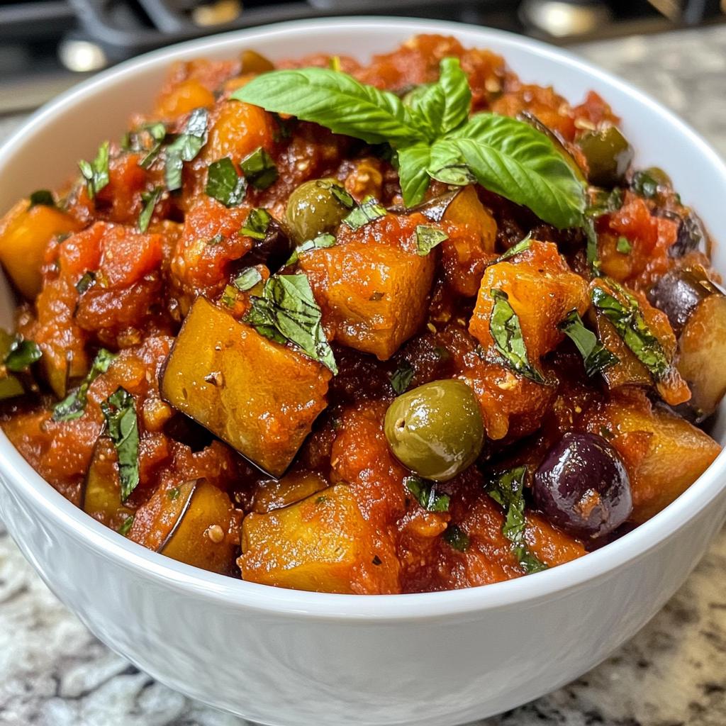 Mini Caponata (Siciliaanse aubergine) - detail 1