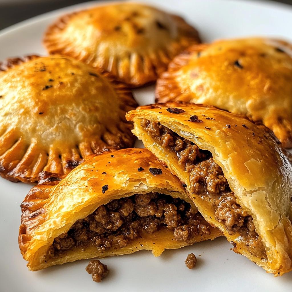 Mini empanada’s met gehakt en kaas