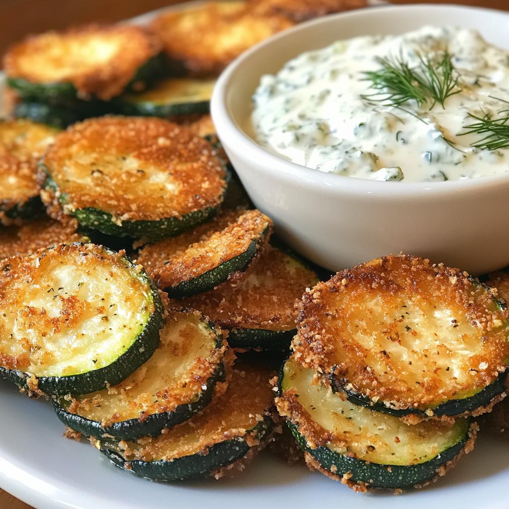 Mini gefrituurde courgette met tzatziki - detail 1