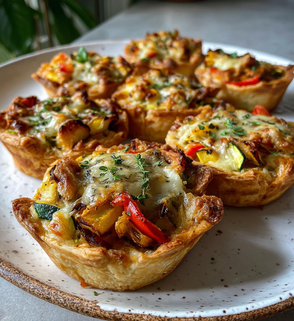 Mini groentetaartjes - detail 1