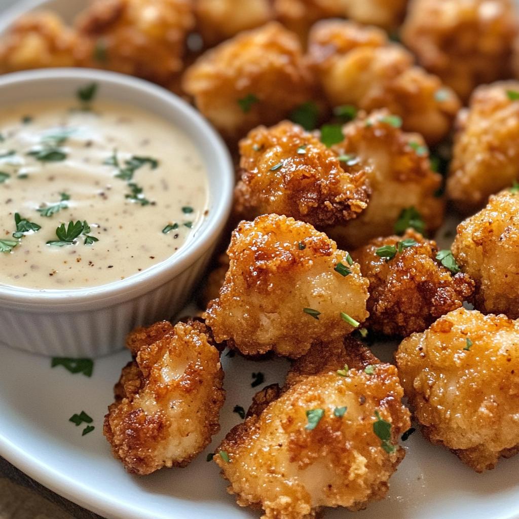 Mini kiphapjes met knoflooksaus