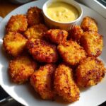 Mini kipnuggets met dipsaus