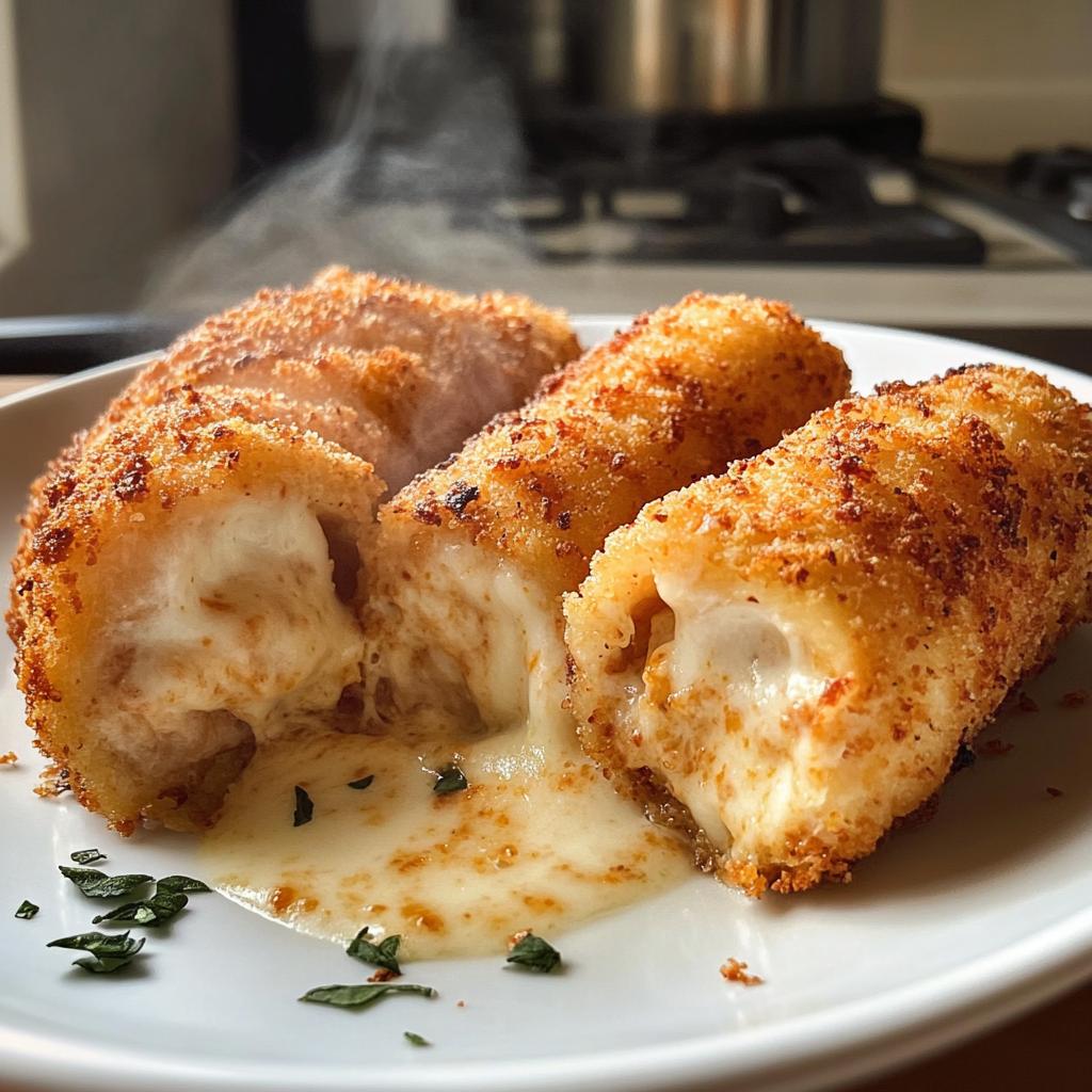 Mini kiprolletjes met mozzarella - detail 1