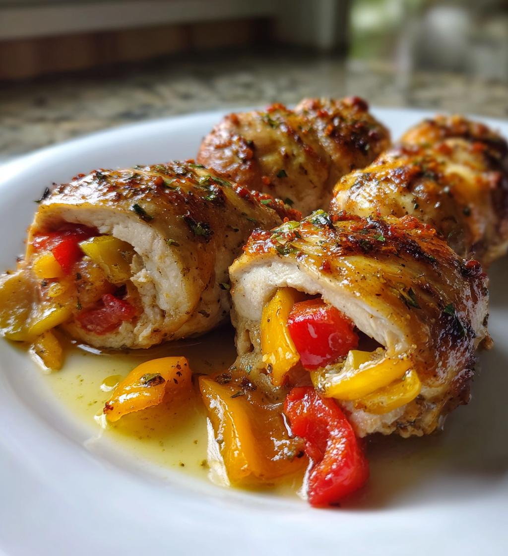 Mini kiprolletjes met paprika