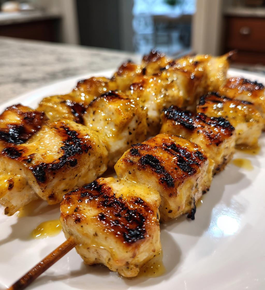 Mini kipspiesjes met honingmosterdsaus - detail 1