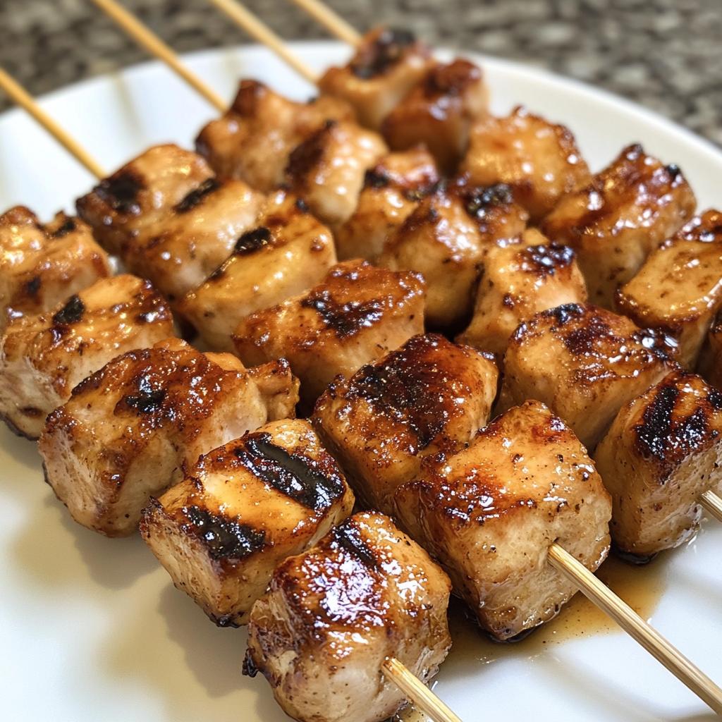 Mini kipspiesjes met marinade