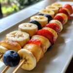 Mini pannenkoekspiesjes met fruit