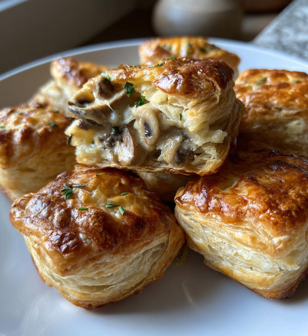 Mini pasteitjes met champignonragout - detail 1