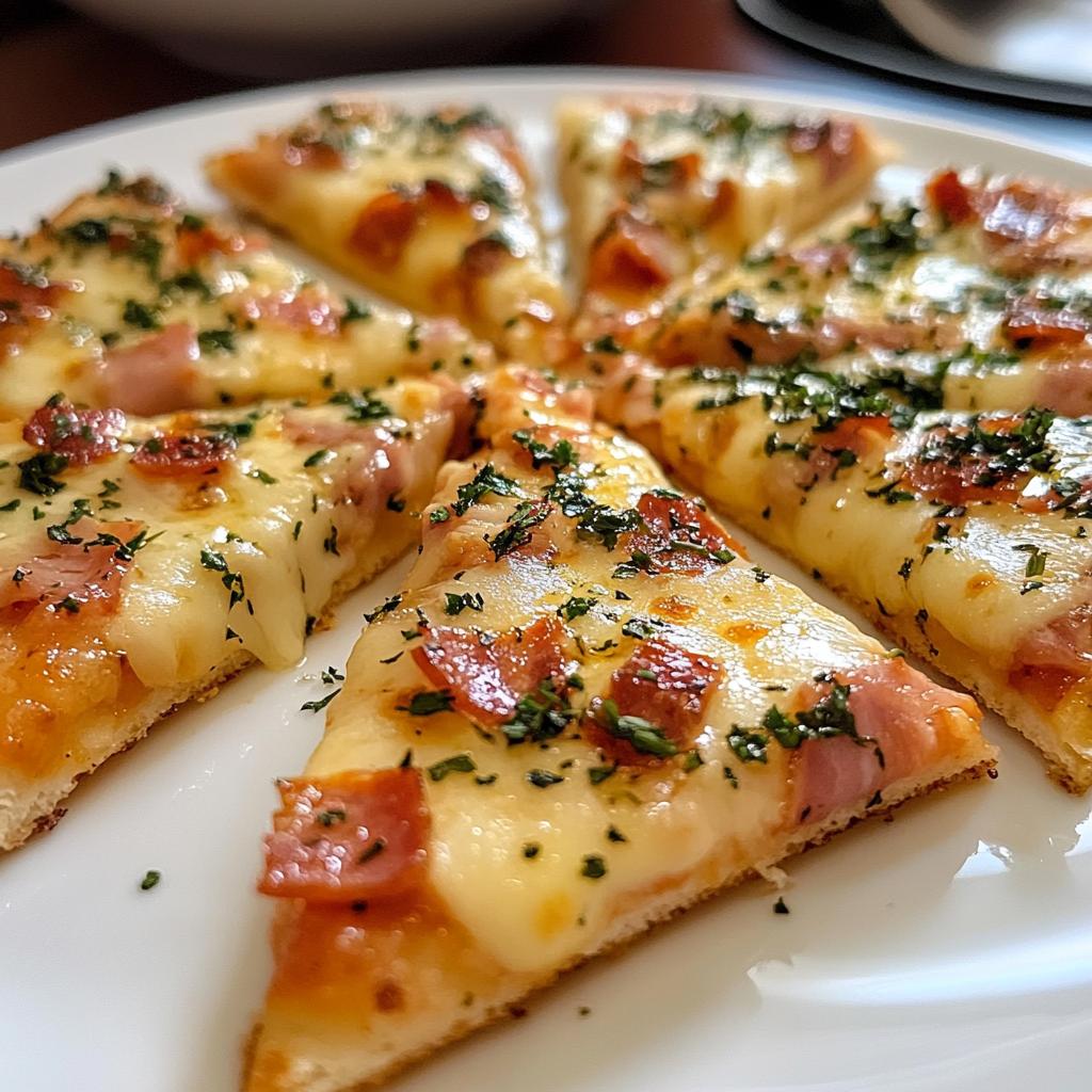 Mini pizza’s met kerstboomvorm - detail 1