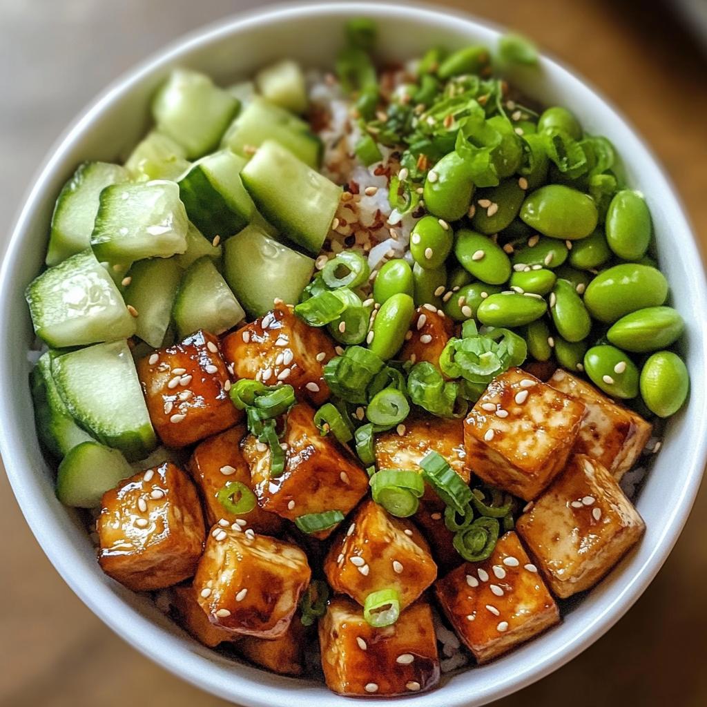 Mini poké van tofu