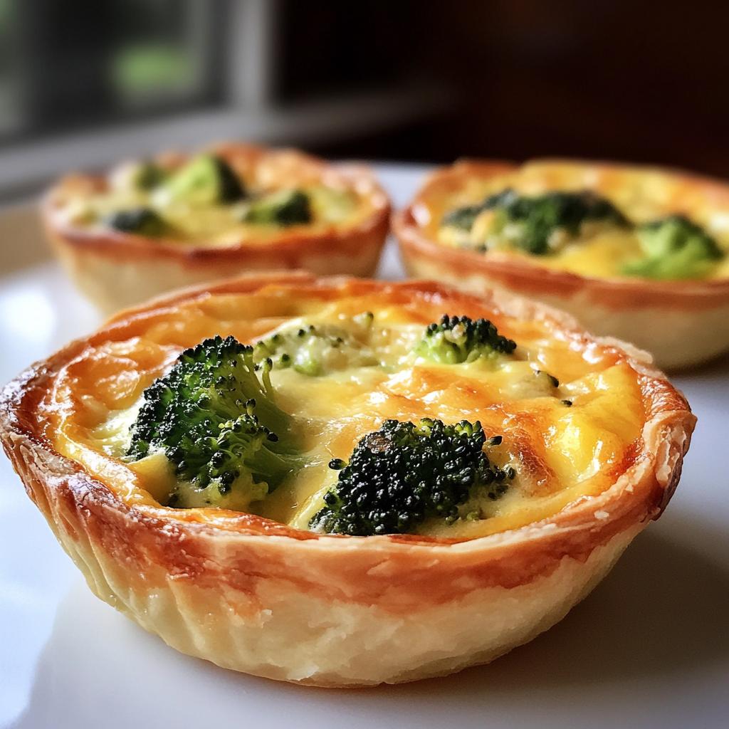 Mini quiches met broccoli