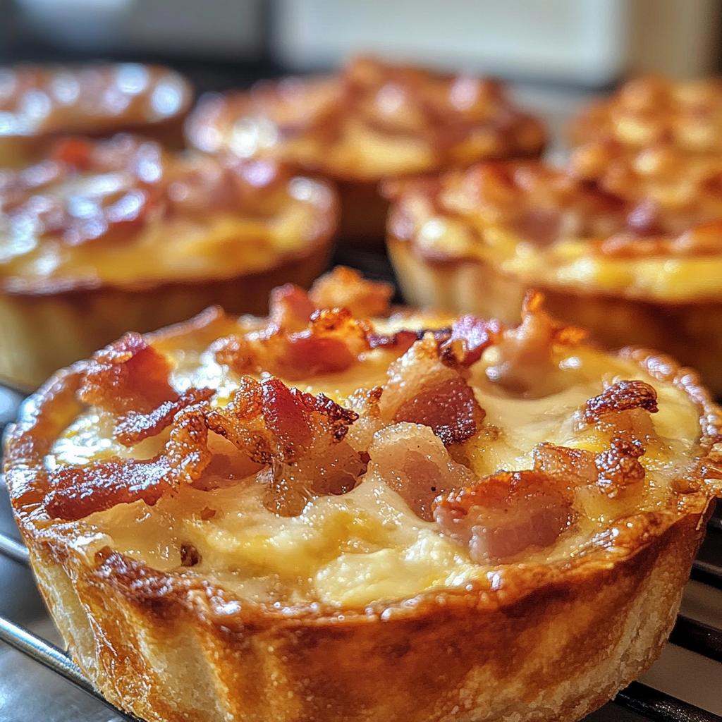 Mini quiches met spek