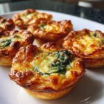 Mini quiches met spinazie