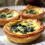 Mini spinazietaartjes