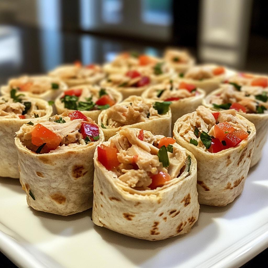 Mini wraps met tonijn