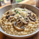 Paddenstoelenrisotto met parmezaan