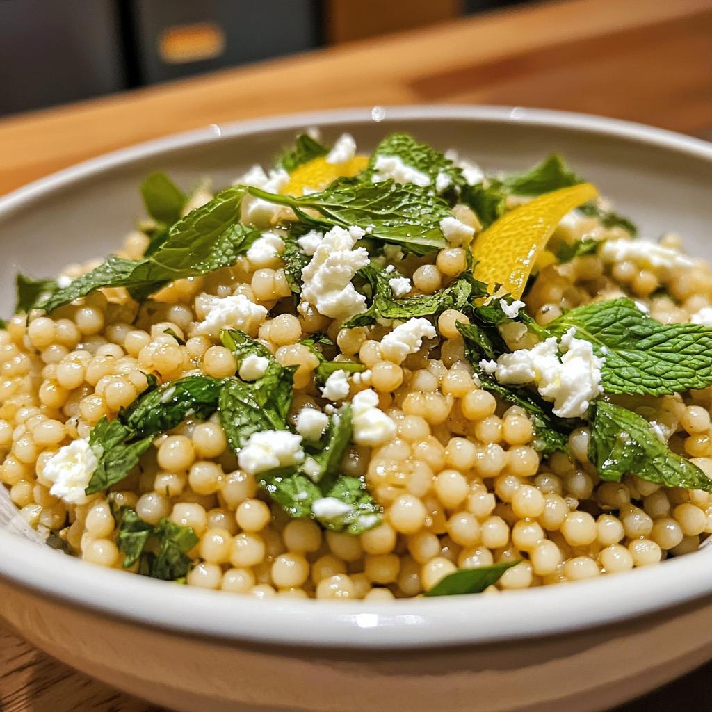 Parelcouscous met munt