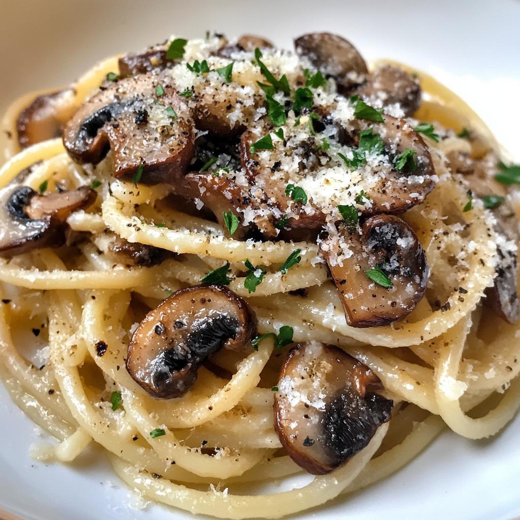 Pasta met kastanjechampignons