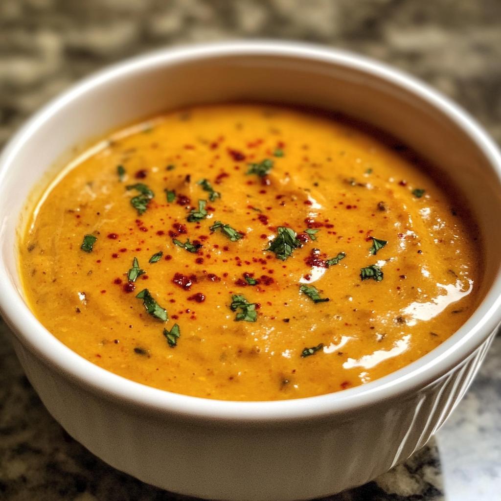 Pittige pompoen en kokosdip