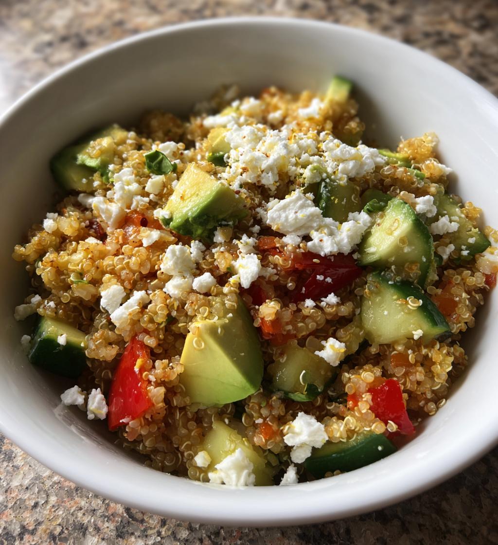 Quinoa-salade met avocado - detail 1
