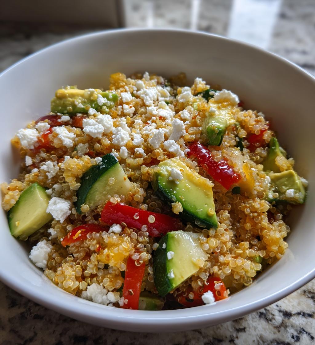 Quinoa-salade met avocado