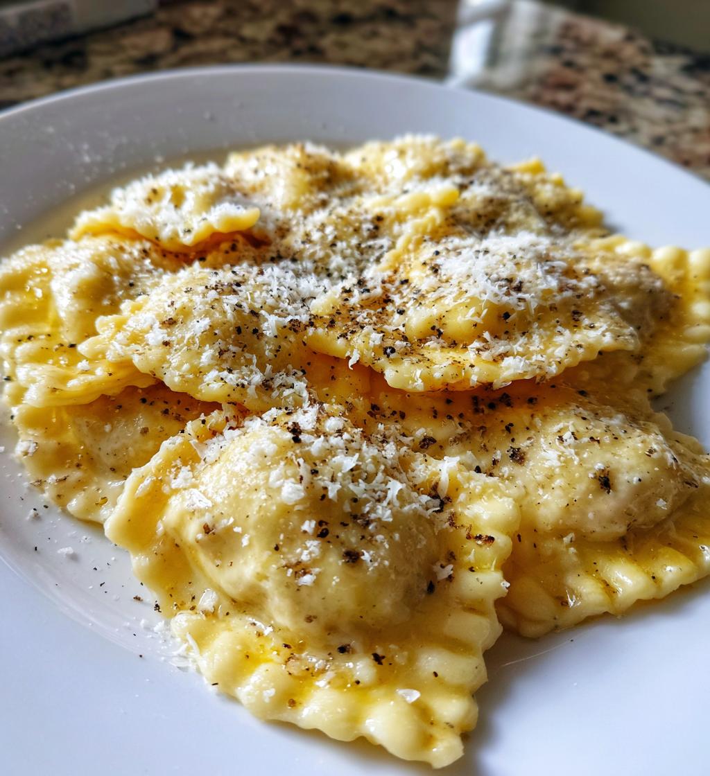 Ravioli met truffelvulling