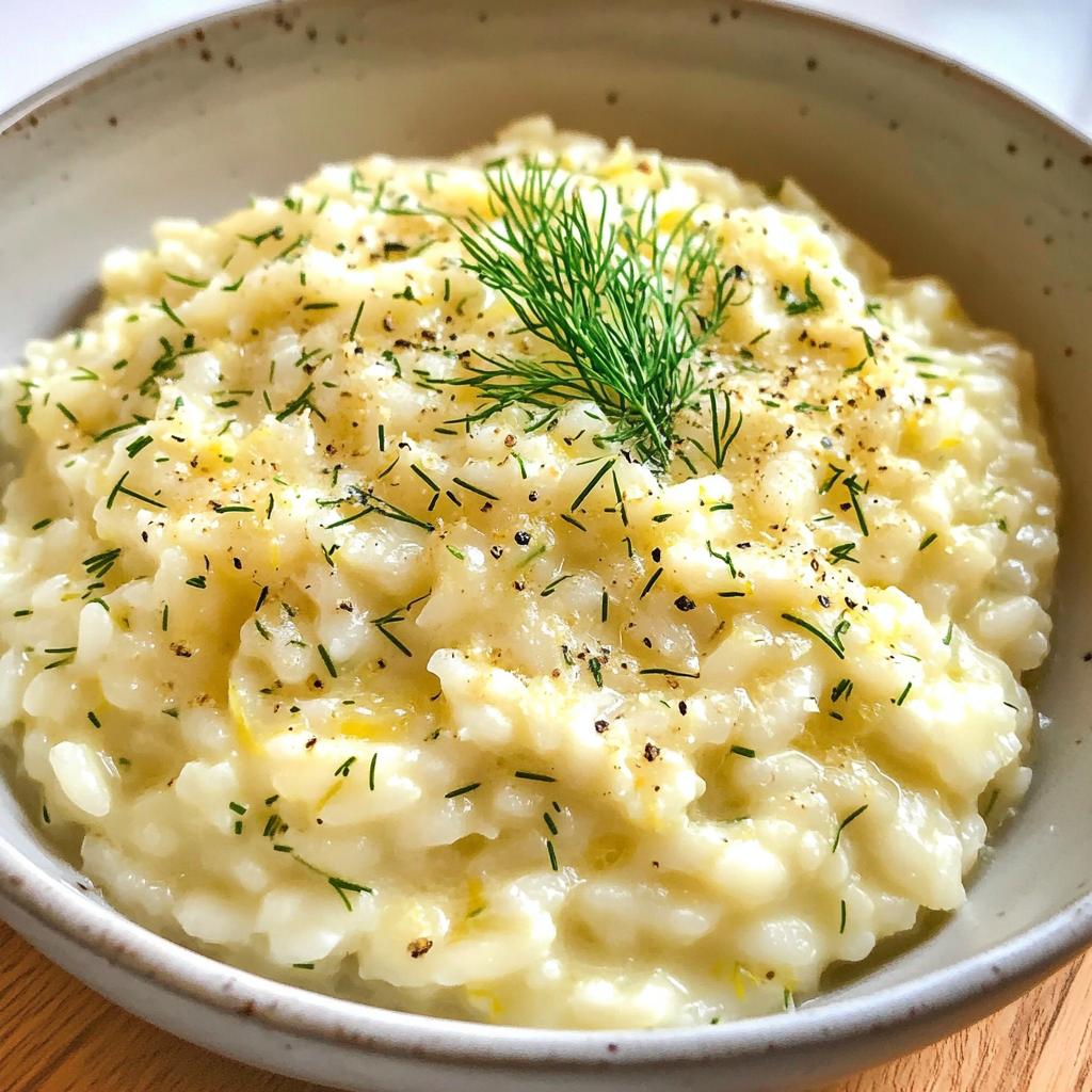 Risotto met citroen en dille