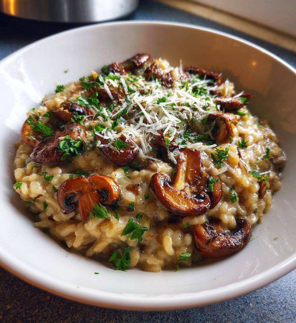 Risotto met paddestoelen - detail 1