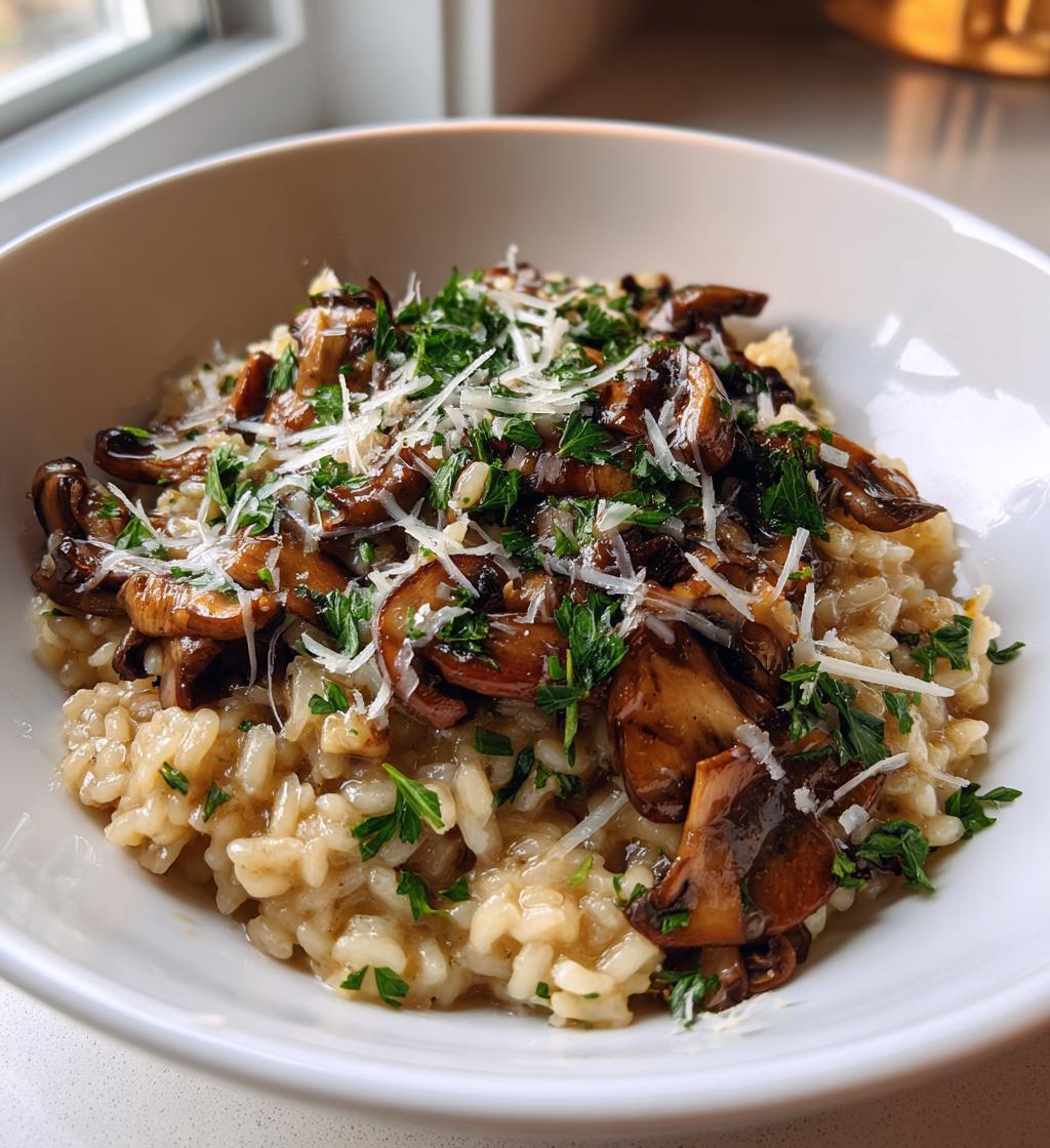 Risotto met paddestoelen
