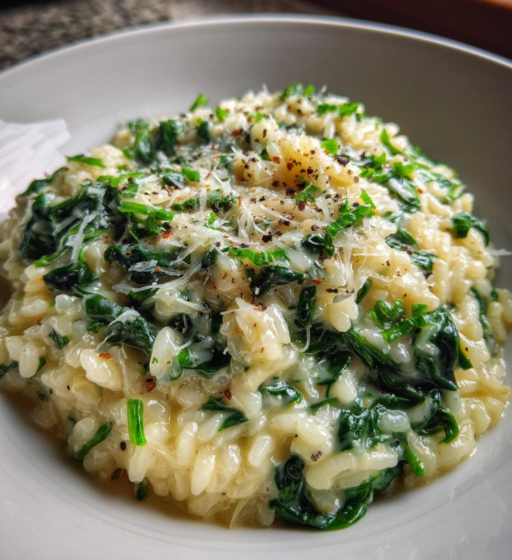 Risotto met spinazie
