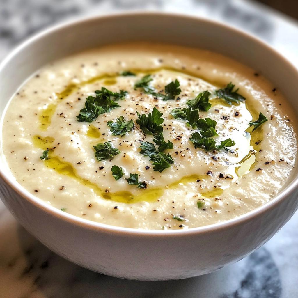 Romige bloemkoolsoep - detail 1