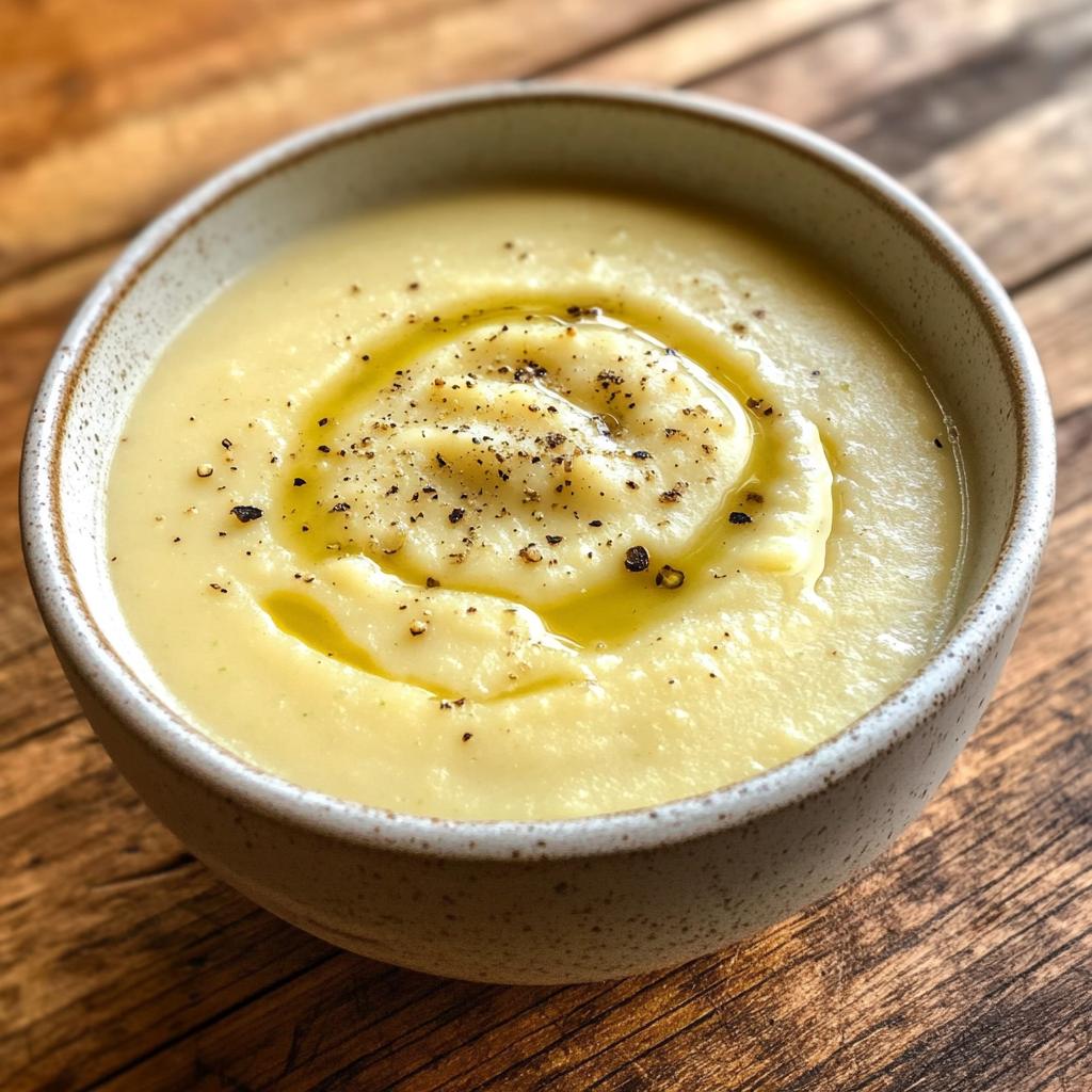 Romige knolselderijsoep