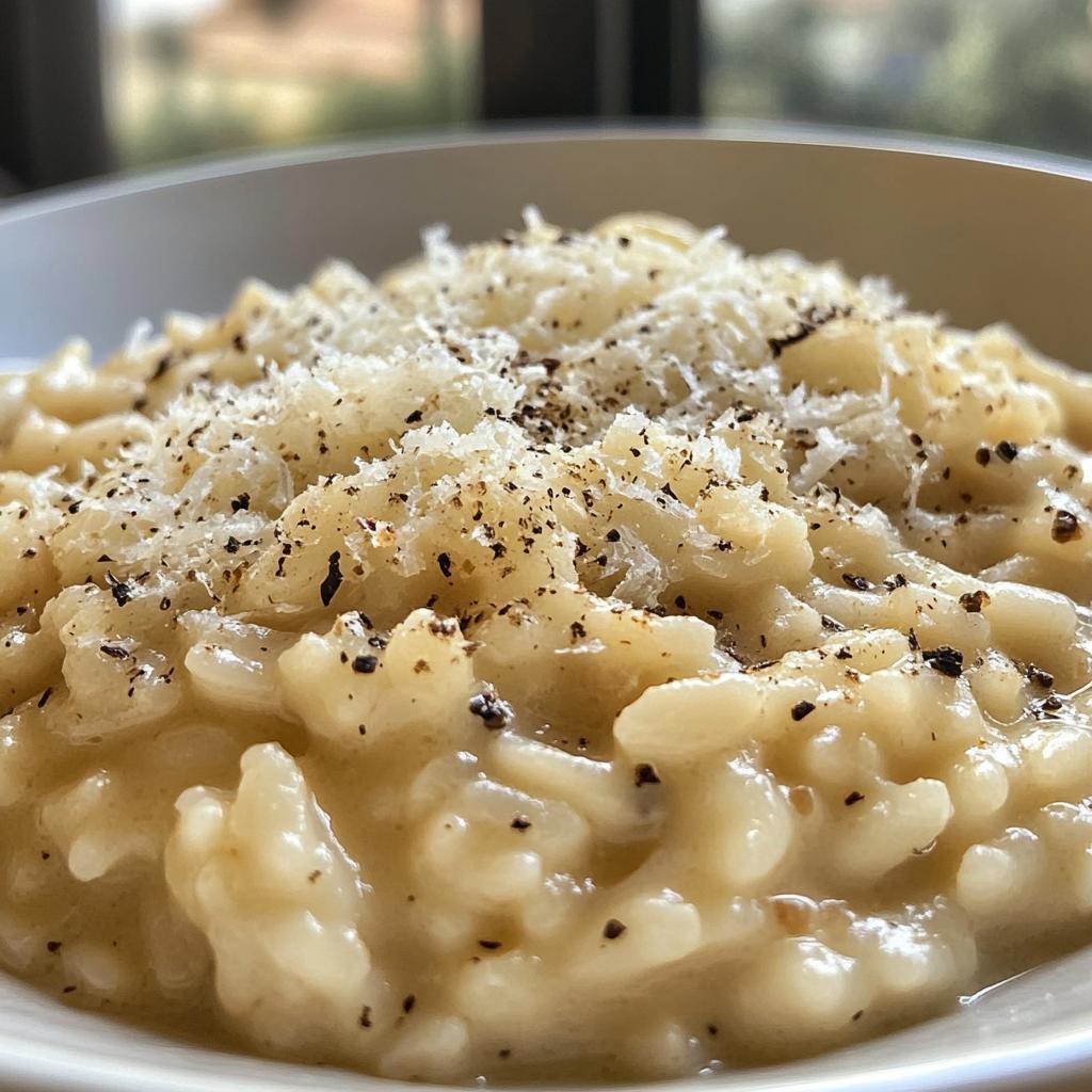 Romige truffelrisotto