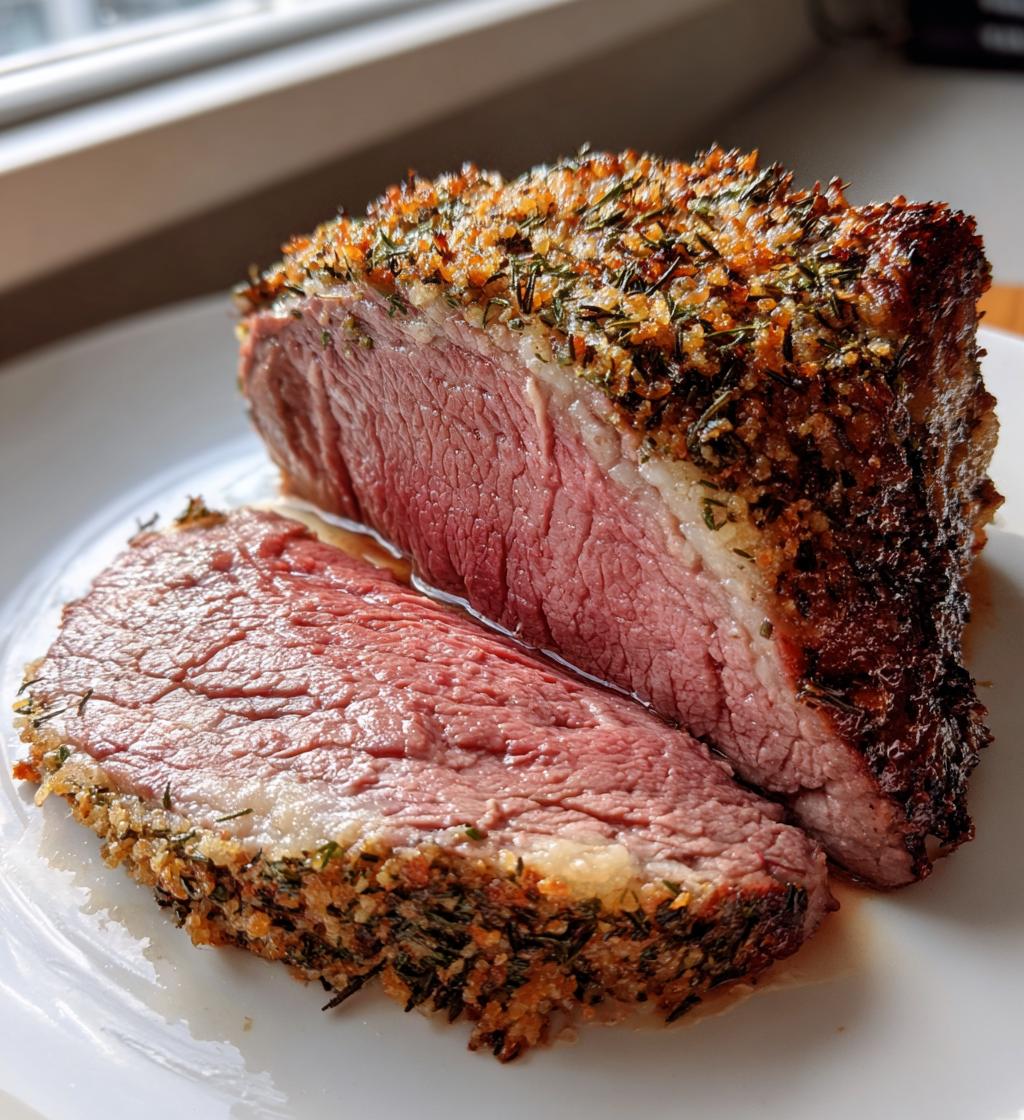Rosbief met kruidenkorst - detail 1