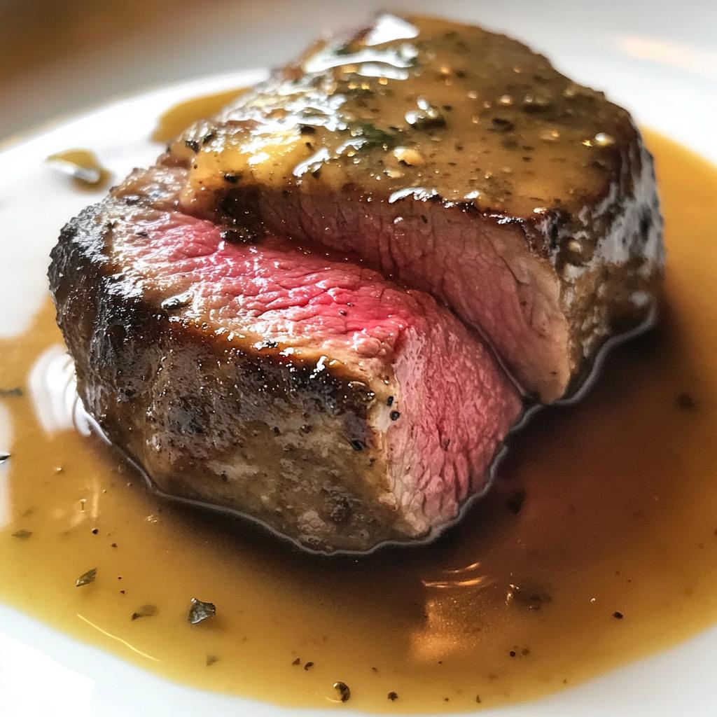 Runderhaas met knoflookjus