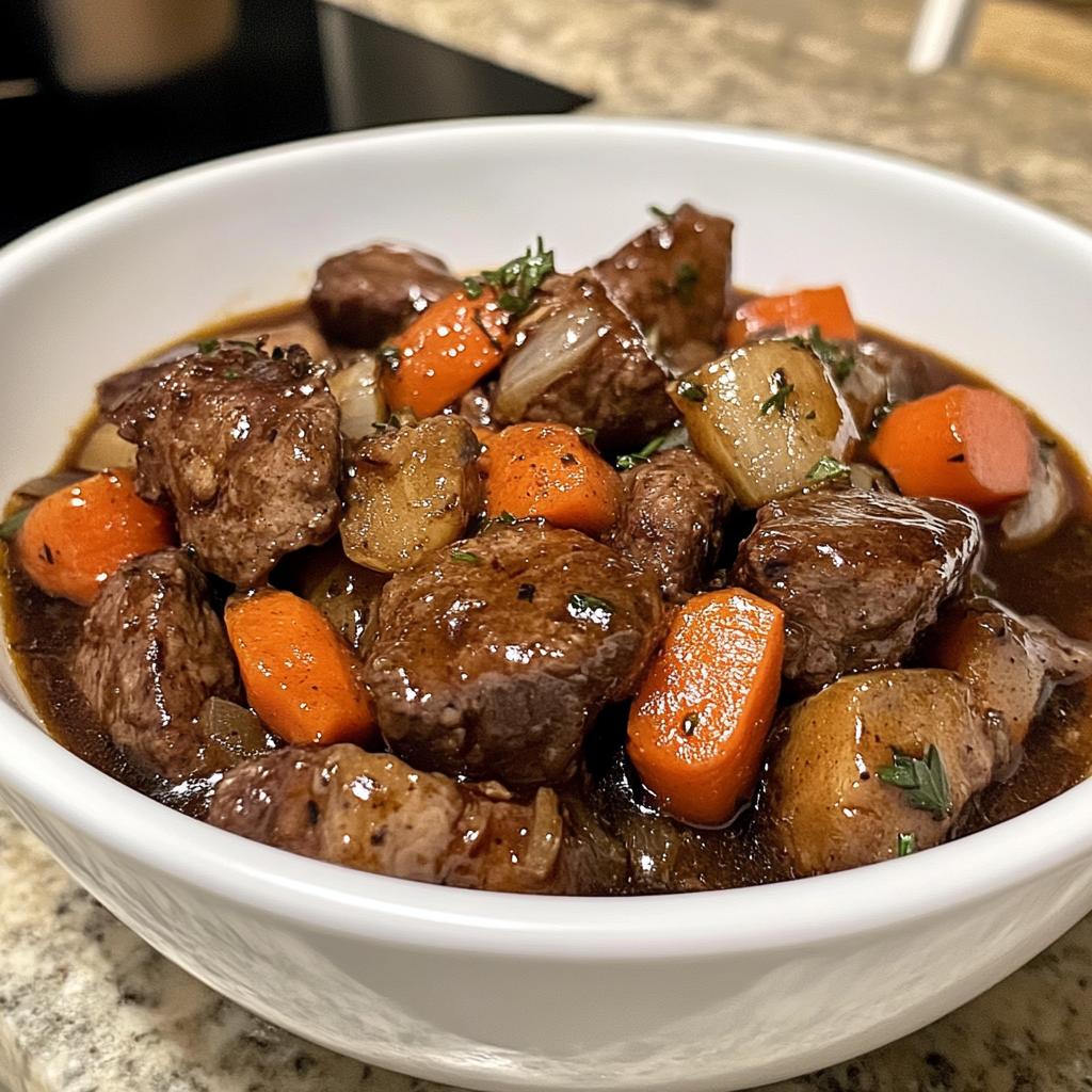 Rundstoof met balsamico